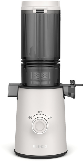 BLENDO 자동착즙기 원액기 가정용쥬스기 당근녹즙기 과일주스기 야채과즙기 압착기 사과 주스만들기 JE70A, 화이트