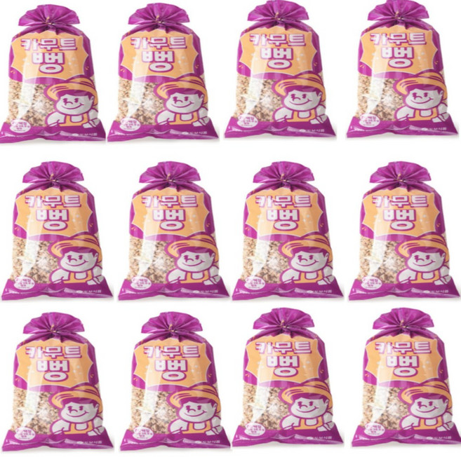 두보식품 카무트 뻥 240g 12개 튀밥 단백질 대용량 뻥튀기 강냉이 가정용 업소용 과자 안주 기본안주 간식 술집 식당