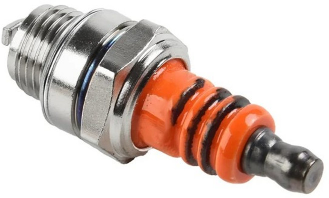 BM6A 점화 플러그 글로우 플러그 표준 점화 플러그 세라믹 교체품 2.2x0.6 BM6A 잔디 예초기 부품, 01 빠른