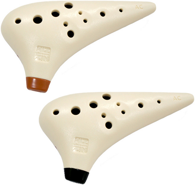 진오카리나 초보용 / 교육용 알토 C 스마트진 (아이보리), 블랙, 1개