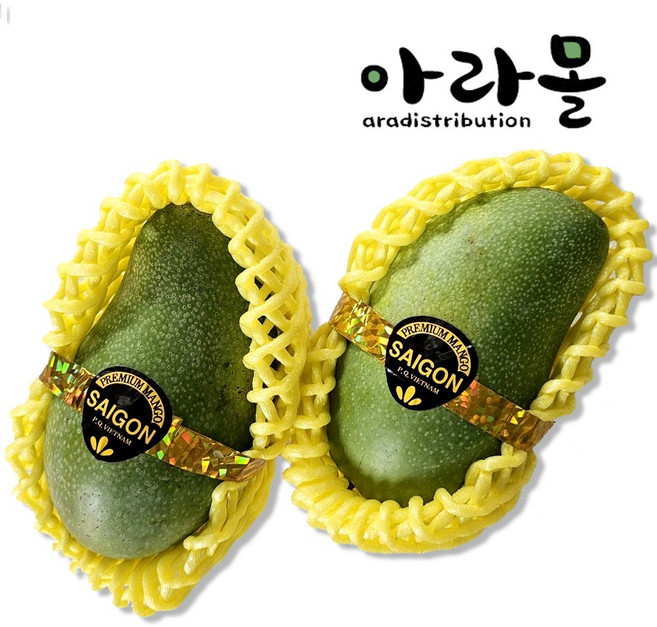 아라몰 베트남 베이비 그린망고 (Vietnam Baby mango), 1박스, 1.5kg(6수내외)