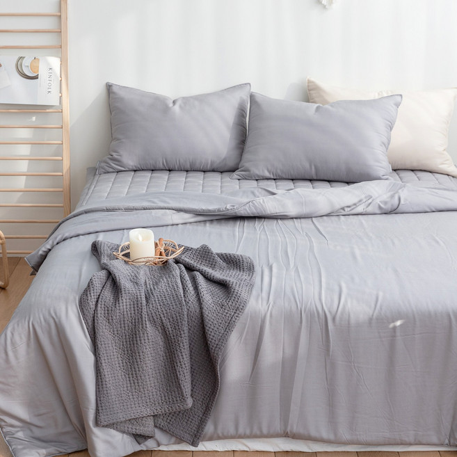 [가짜모달주의] 렌징 인증 먼지없는 순수 모달 100% 사계절 차렵이불 침구 세트 SS Q LK