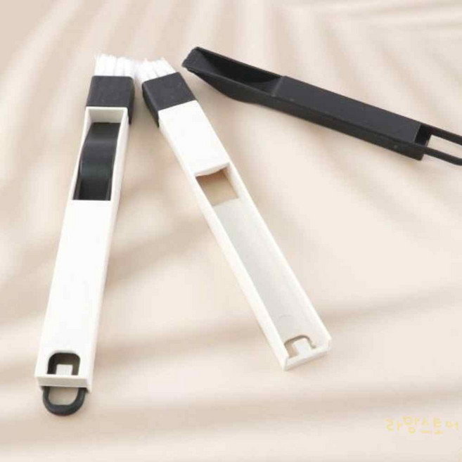 창문 더블 창틀 걸레 블라인드 청소솔 다용도 먼지, 1개, 01.베이지