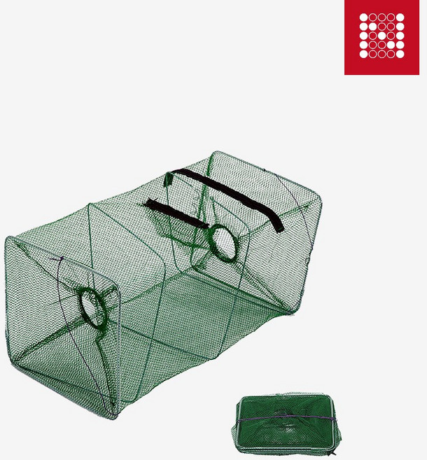 노마드 사각 통발(그린) 피라미 낚시 어항 캠핑 용품, 사각 통발 N-6145