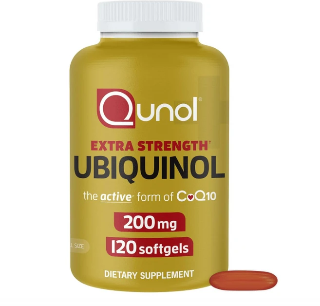 Qunol 퀴놀 유비퀴놀 200mg 120정, 1개, 120회분 - 쿠팡