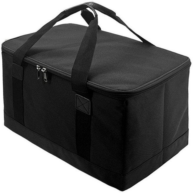 露營裝備收納箱 60L 黑色 25-25016, 1個