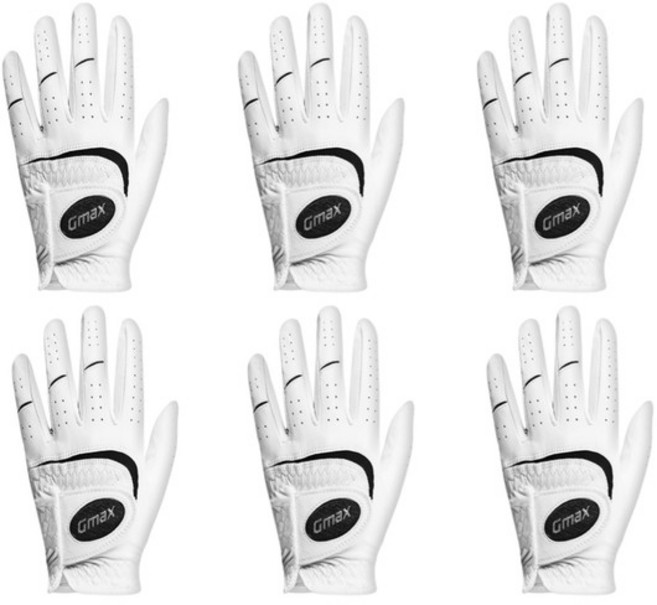 [6장] NEW 천연양피 남성 여성 왼손 양손 오른손 골프장갑, 06. 남성양손 [왼손3+오른손3] 22호, 1개