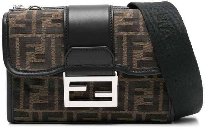 펜디 더블 바게트 크로스 백