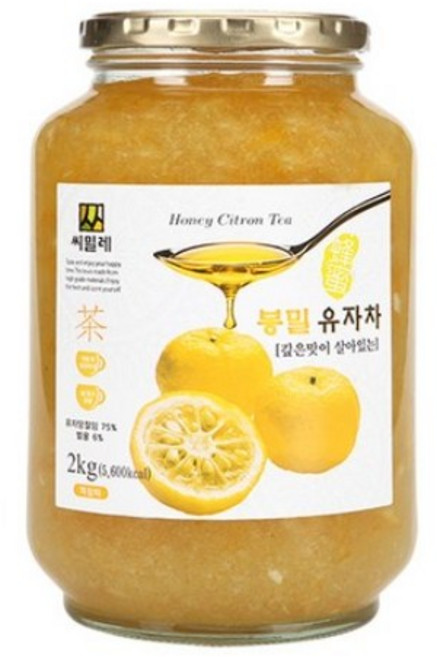 씨밀레 봉밀유자차, 2kg, 1개, 1개입, 2kg