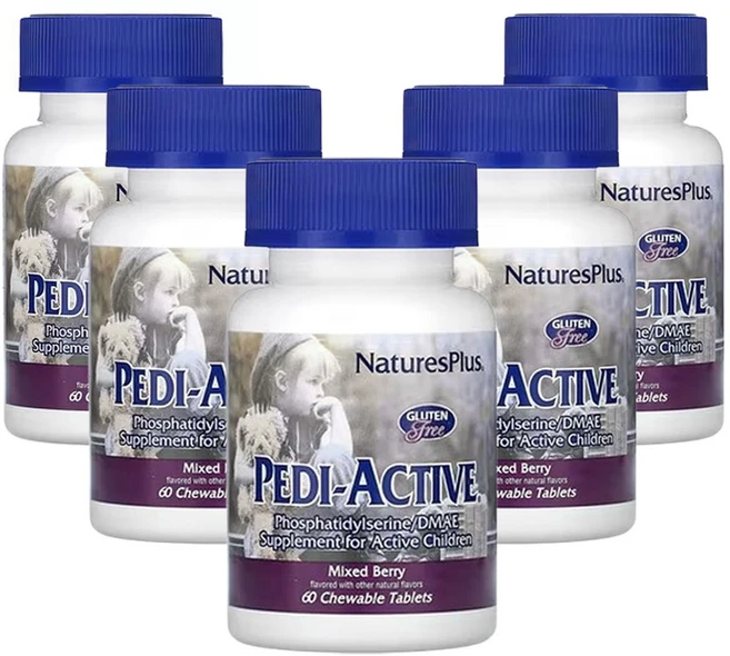 네이쳐스플러스 Pedi-Active 믹스 베리 츄어블, 5개, 60정 - 쿠팡