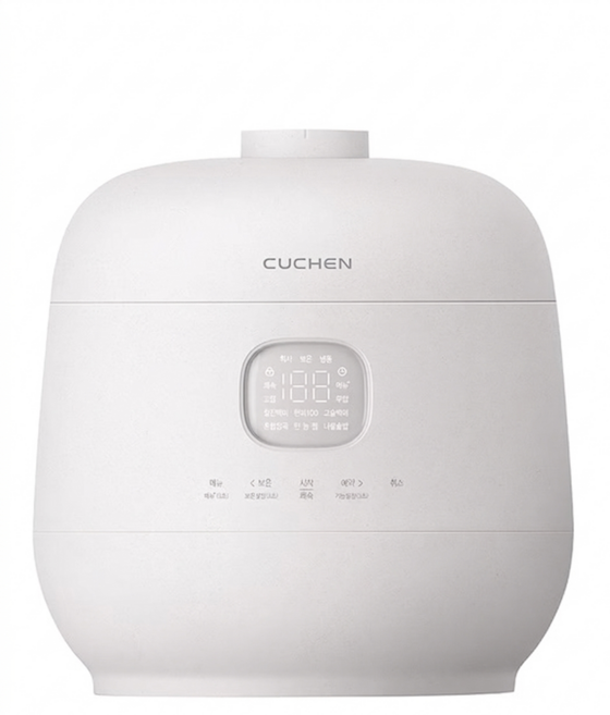 쿠첸 brain 풀스테인리스 듀얼프레셔 IH 전기압력밥솥 10인용, 1등급(CRH-TWS1010BW), 블라썸화이트