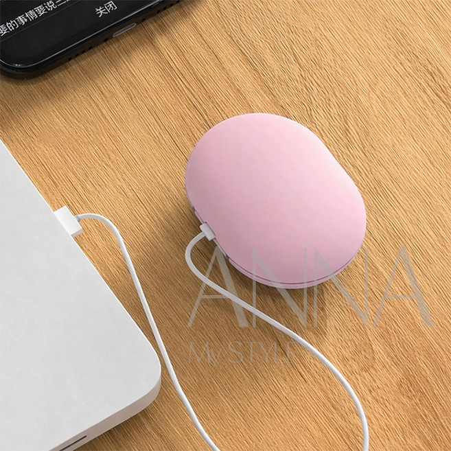 안나네 미니 UVC 칫솔살균기 자동살균 USB충전 휴대용 벽걸이 칫솔소독기, 핑크, 1개