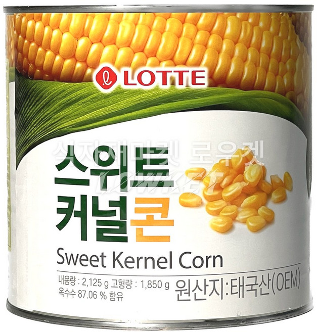 로우켓 스위트콘 커널콘 업소용 대용량 2.12kg X 6개, 2.125kg