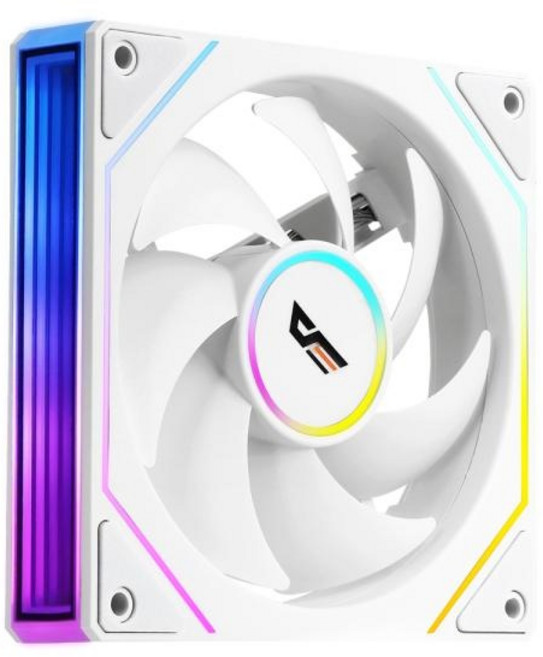 (darkFlash) DF12 120 ARGB PWM (시스템쿨러/120mm) (화이트), 1개, 화이트