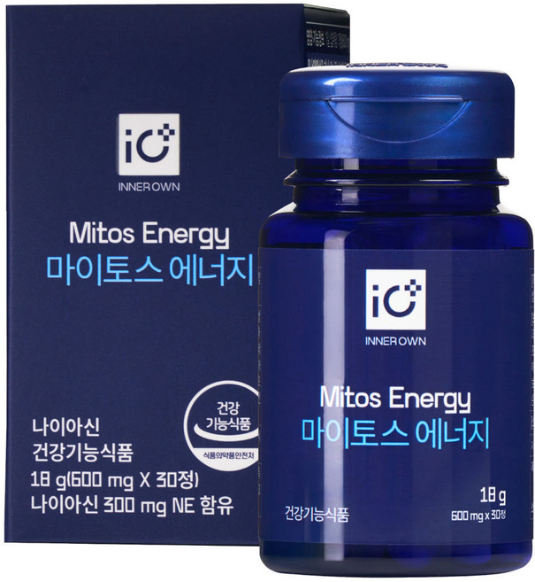 마이토스 nmn 영양제 고순도 저속노화 에너지 600mg, 5개, 30정