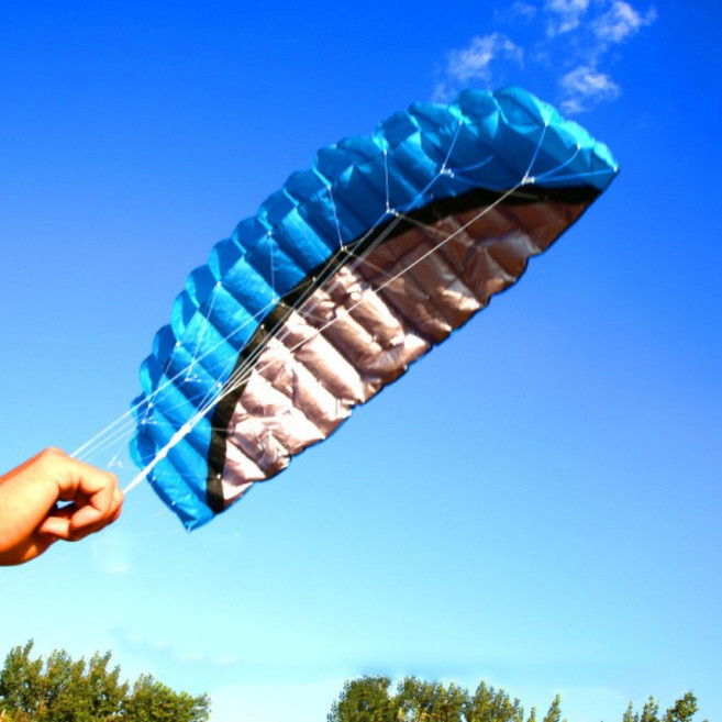 2.5m 듀얼 라인 스턴트 파워 낙하산 연 소프트 Parafoil Kitesurf 플라이 야외 해변 재미 스포츠 카이트 보, 02 Red