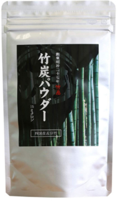 식용 대나무 숯 파우더 60g 일본 시코쿠 타케토라, 1개