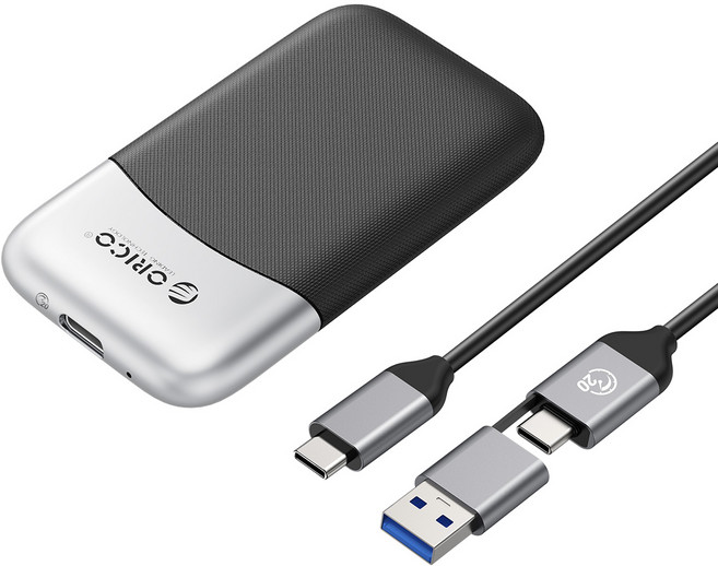 오리코 Portable 비즈니스 USB3.2 GEN2x2 20Gbps C타입 휴대용 외장하드 M20, 2TB