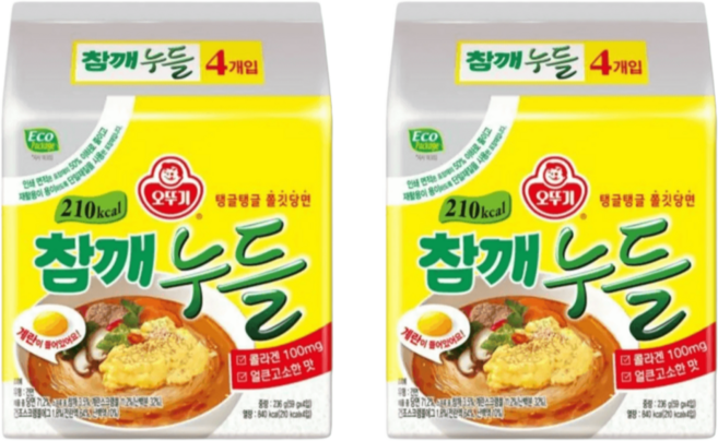 오뚜기 참깨누들, 8개