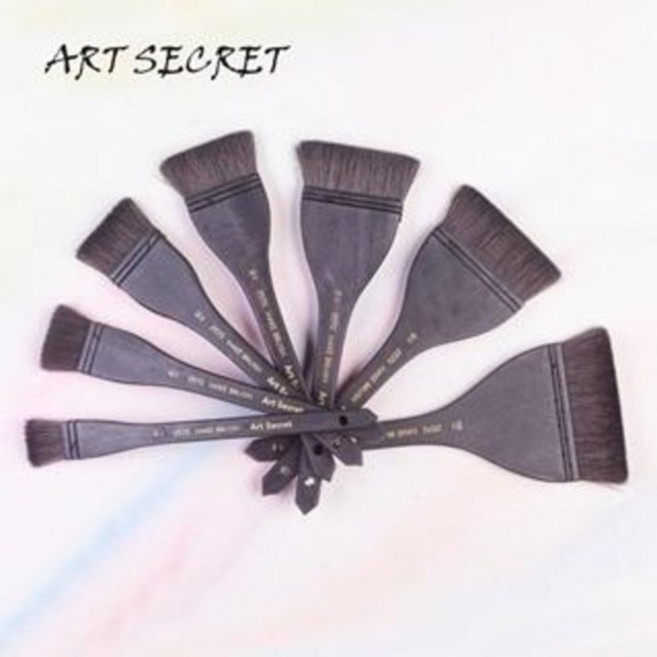 아트시크릿 2570 고급 혼합 양모붓 빽붓 배경붓 수채화붓 아크릴붓 유화붓 /옵션선택, 40mm, 40mm
