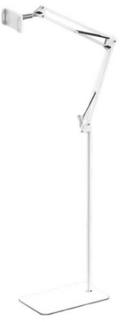 프라임큐 스마트폰 태블릿 침대 거치대 스탠드형, 1개, 화이트