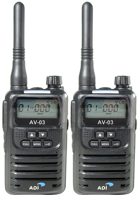 ADI 免執照迷你無線電對講機 AV-03, 2個