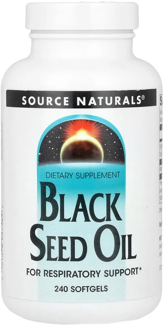 소스 내추럴스 Source Naturals 블랙 씨드 오일 소프트젤 240정125634원산지:기타, 1개, 240정 - 쿠팡
