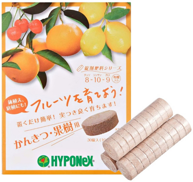 하이포넥스 감귤비료 시트러스계열 사계귤 유주 유자 금귤 레몬 오렌지 나무 한라봉 영양제, 1개