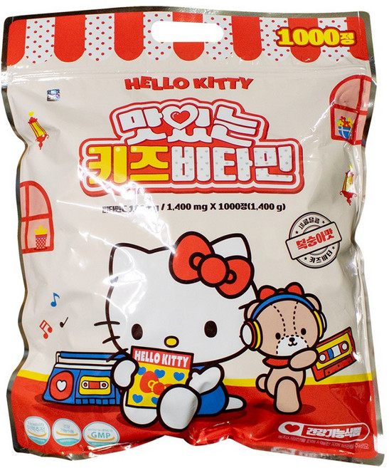 인터팜아울렛 헬로키티 비타민 1000정, 1개