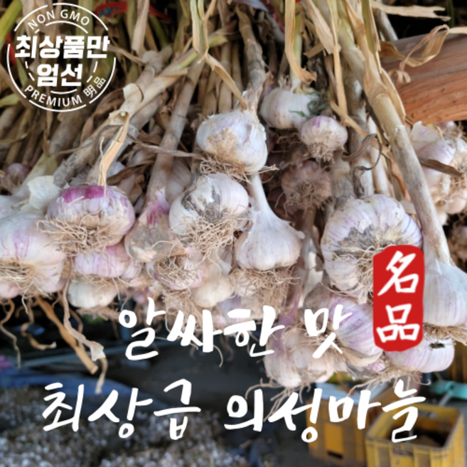 국산 알싸한 통 마늘 의성마늘 홍산마늘 최상품 5kg, 1개