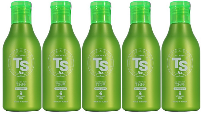 TS 올뉴 플러스 티에스 샴푸, 100g, 5개