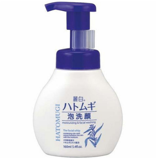 쿠마노 레이하쿠 하또무기 펌프형 세안제, 1개, 160ml
