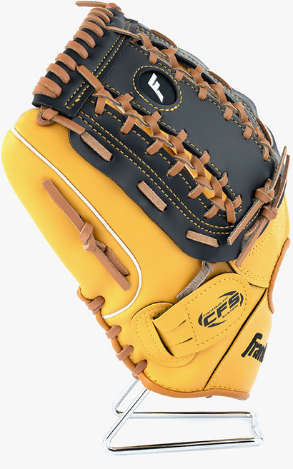 프랭클린 필드마스터 12인치 야구글러브 우투용 좌투용 22603, 1개, 블랙옐로우