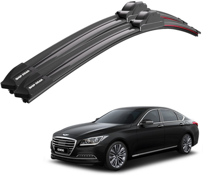 1+1 제네시스 DH 전차종 순정(호환)형 초밀착 와이퍼 윈도우 브러쉬 와이퍼블레이드, SDT-DH(13-16)650+400/A