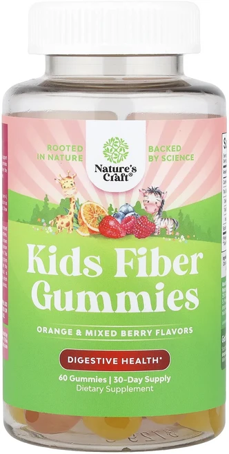새해 첫좋은선물 Nature's Craft 어린이 식이섬유 구미젤리 오렌지 & 믹스 베리 구미젤리 60개 제대로 할인합니다, NaturesCraft어린이식이섬유구미젤리오렌지믹스베리 - 쿠팡
