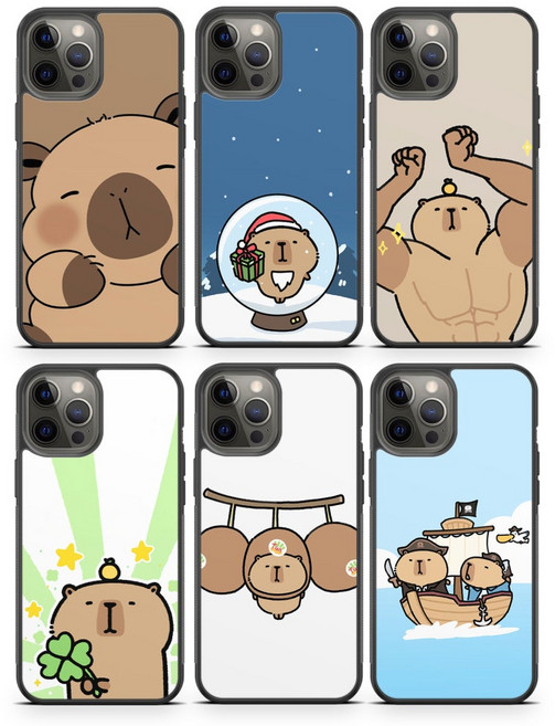 카피바라 스트랩 케이스 갤럭시 A3 A5 2016 2017 A6 2018 A7 2016 A7 2017 A7 2018