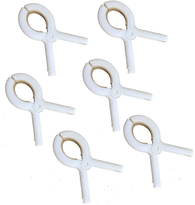 1/6/12/24 조각 플라스틱 옷 핀 비치 타월 클립 세탁 옷핀 빨랫줄 및 옷걸이에 담요, 03 6Pcs