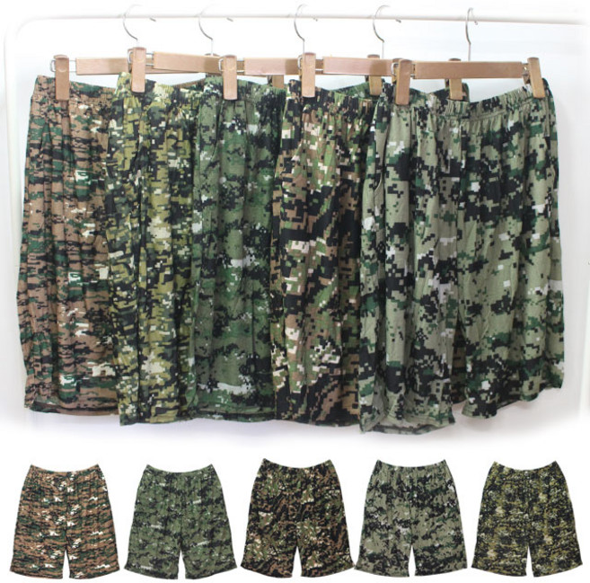 남성 1＋1 밀리터리 반바지 아이스팬츠 쿨팬츠