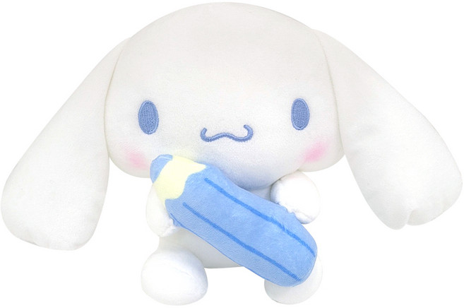 산리오 시나모롤 열공 중형 인형 강아지 애착, 혼합, 1개, 25cm