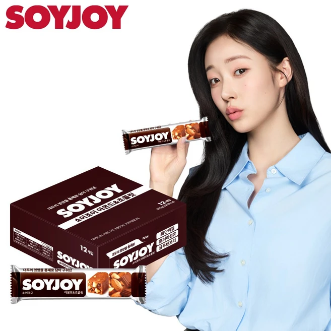 소이조이 아몬드&초콜릿 고단백질 고식이섬유 글루텐프리, 1개, 360g - 쿠팡