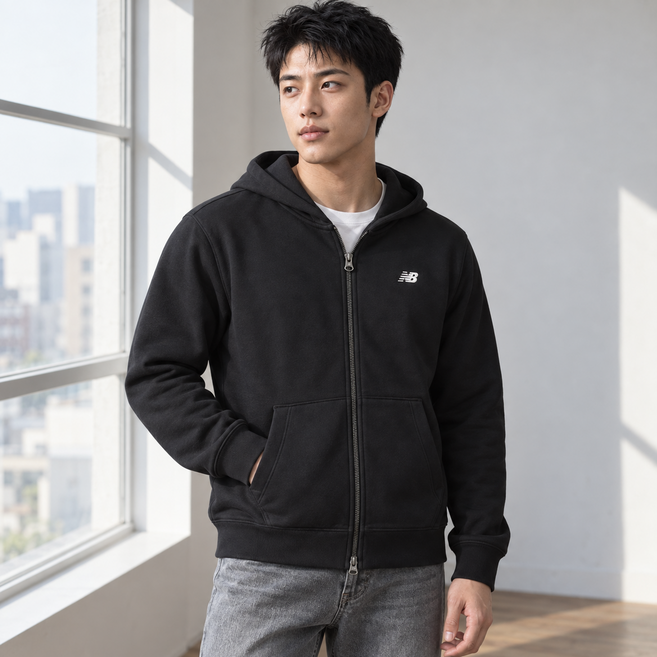 7위 - 뉴발란스 후드집업 에센셜 클래식 자켓