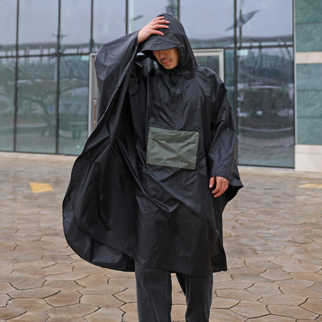 레이니멀 지퍼형 판초우의