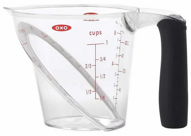 Pyrex 刻度精準 適用於烘培、料理 廚房必備計量杯, 透明, 250ml, 1個