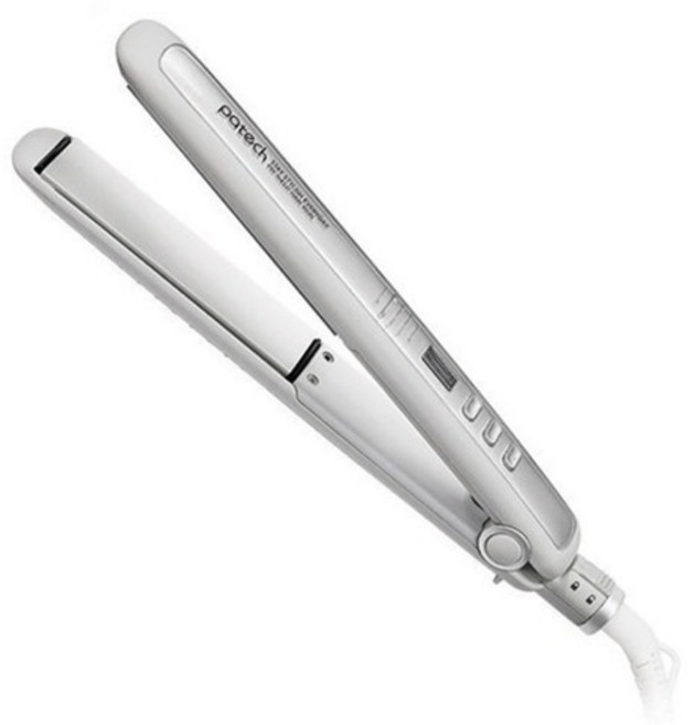 파테크 스마트 헤어 판 고데기 무빙 매직기 PM-N4331 세라믹 스트레이트 아이롱 회전코드, 그레이