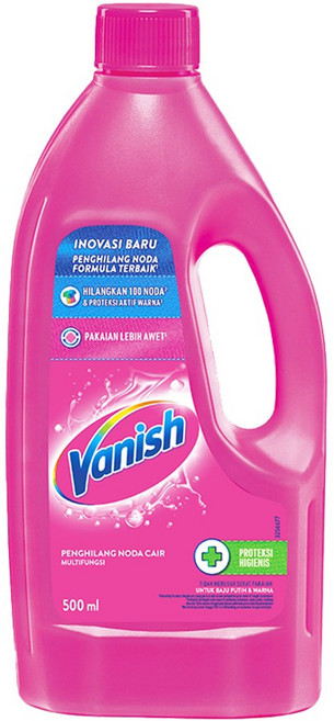 【Vanish 碧蓮（漬無蹤）】衣物去漬液-彩色衣物用【兔雜tuzha】, 1個, 500ml