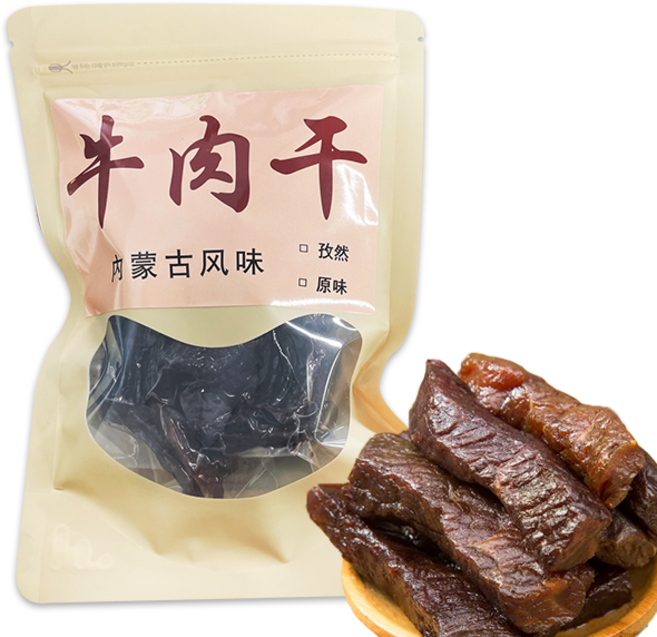 홍홍 중국식품 국내생산 중국 소고기 육포 안주 간식 고단백 뉴로깐 중국육포, 1개, 120g