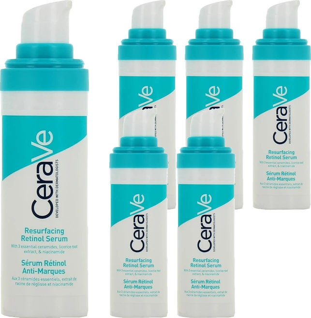 세라비 리서페이싱 레티놀 세럼, 6개, 30ml - 쿠팡