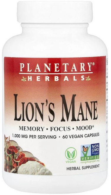 플래니터리 허벌 Planetary Herbals 노루궁뎅이버섯 베지 캡슐 60정캡슐 1정당 500mg124958원산지:기타, 60 개 - 쿠팡