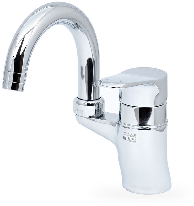 클린 거위목 원홀 세면기 수전 PGR-5123, 1개