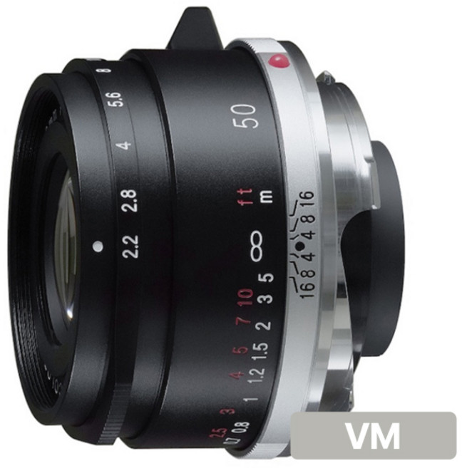 [정품등록시 5만 포인트 3년 보증] 보이그랜더 COLOR-SKOPAR 50mm F2.2 VM 마운트 (라이카 M 호환) Black